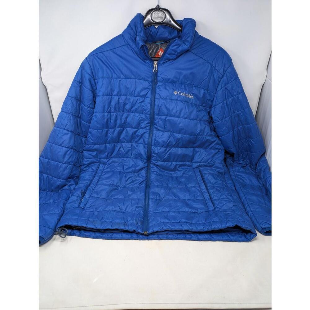 Columbia Omni Heat Insulated Puffer Jacket In A Blue Color Size M